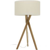 Tischlampe Wood E27 42w Buche