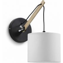Applique tilt britta E27 42W Noir - Negro