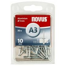 NOVUS Alu Blindniete A3 x 10 (30 Stk)