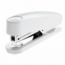 Novus - Heftgerät b 2 24/6 26/6 fest/lösbar/nageln 25 Bl. (80 g/m²) inkl. 200 Heftklammern 24/6 din super Metall/Kunststoff grau