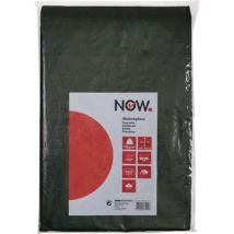 Now - Bâche Tissée Multi Tarp Largeur 4000 X Longueur 6000 Mm Vert Olive Poids 100 G/m² Avec Œillets En Aluminium