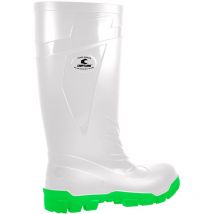NOZZA PVC-Stiefel Gr. 40 EN ISO 20345 S4 weiß antistatisch metallfrei für Medizin und Lebensmittelbereich