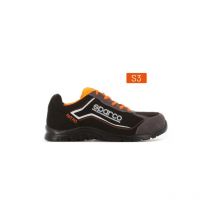 Scarpe basse antinfortunistiche calzature di sicurezza Nitro Didier S3 src Nero/Grigio N.40 in microfibra idrorepellente stile running Nero + Grigio