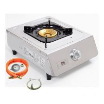 NSD-11 Edelstahl Gaskocher 1 flamme Propan Campingkocher Zündsicherung