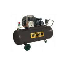 Nuair - Compresseur à air 3HP 2,2kW Triphasé 150L Entraînement par courroie - B2800B/150CT3