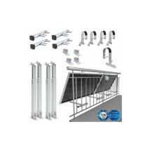 Nuasol - Balcony Power Plant Bracket Railing Fastening 2 Solar Module Photovoltaic