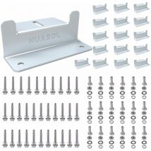 Nuasol - NuaFix 16x Z-bracket for photovoltaic solar panel mounting - aluminium