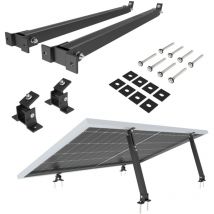 Nuasol Aufständerung Solarmodul Halterung Balkonkraftwerk Flachdach Fassade PV