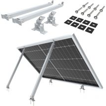 Aufständerung Solarmodul Halterung Balkonkraftwerk Flachdach Fassade pv - Nuasol