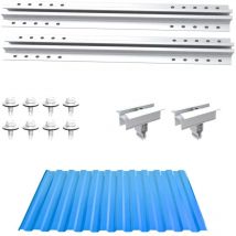 Nuasol - photovoltaic trapezoidal sheet metal roof mounting set extension