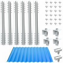 Photovoltaik Solarpanel Halterung Trapezblechdach Befestigung - Nuasol