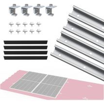 Nuasol - Photovoltaik Solarpanel Halterung Trapezblechdach Befestigung