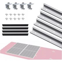 Nuasol - photovoltaic solar panel bracket trapezoidal sheet metal roof mounting