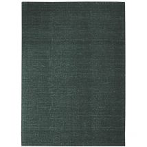 NUDE - Tapis en laine et coton vert foncé 160x230