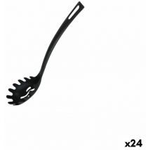 Nudelservierlöffel Quttin Nylon 29 x 5,5 cm schwarz (24 Stück)
