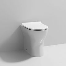 Nuie Freya Rimless Back to Wall Toilet - Soft Close Seat