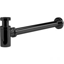 Nuie - Minimalist Bottle Trap with 300mm Extension Tube Matt Black - EK402