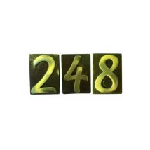 Vigor Blinky Numero Civico in Ottone Finitura Bronzata Uno