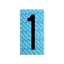 Numero Adesivo Nero T80 – PVC Autoadesivo – Altezza 60/80mm – Letterfix