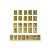 Numeri Civici Ottone Finitura Bronzata Due