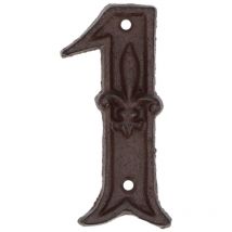 Numéro de maison 1 en fonte