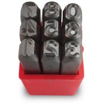 Numero di colpo (5 mm) set di 9 numeri