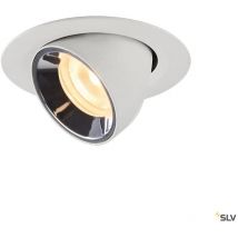Numinos gimble xs, encastré de plafond int, 55°, blanc/chrome, led, 7W, 3000K (1005848)
