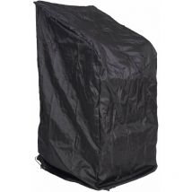 Nunca usado] Funda HHG 650, cubierta de lona protectora, silla de jardín muebles de jardín al aire libre silla, 110x70x70cm, antracita