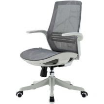 Nunca usado] Sihoo silla de oficina silla de escritorio, respaldo ergonómico en forma de s, soporte de cintura apoyabrazos abatible, gris