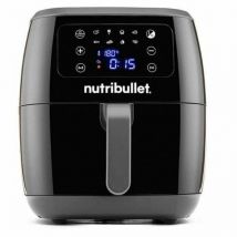 Xxl Digital air fryer, Friggitrice senza Olio, friggitrice ad aria calda, touchscreen, Potenza 1800W, capacità 7l e 8 modalità di cottura, Nera,