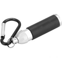 Jeffergarden - Eosnow Nützliche Farbenfrohe Tragbare Aluminiumlegierung Mini Led Taschenlampe Taschenlampe Lichtschlüsselketten (schwarz)