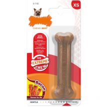 Nylabone - Dura Chew Jouet à mâcher en forme d'os pour chien, petit/XS, os de bacon de