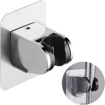 Support De Douche, Support Pommeau De Douche Universel, Autocollant Support De Pomme De Douche Mural Détachable, Avec À Angle Réglable, Mural Pour 