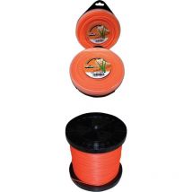 AGP - nylon filo quadro professional MM.4,0 da 100 mt.per trimmer in spule