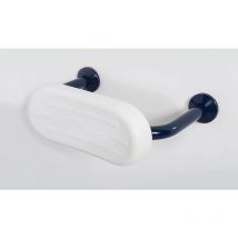 NymaCARE Bathroom Toilet Aids Back Rest Rail Disabled Elderly Blue Doc m