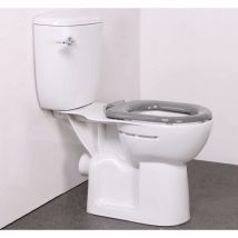 NymaPRO Comfort Raised Height Closed Coupled Toilet wc Bathroom Grey Doc m