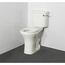 NymaPRO Comfort Raised Height Closed Coupled Toilet wc Bathroom White Doc m