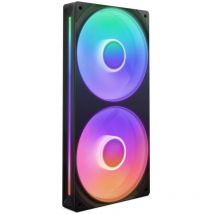 F240 rgb Core - Unité de ventilation de 240 mm avec deux ventilateurs rvb de 120 mm - Contrôle de la vitesse et de l'éclairage - Pression statique et