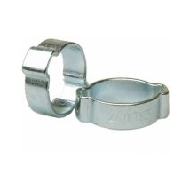 Collier de serrage type O – Acier zingué – 10 pièces – Plomberie chauffage
