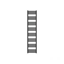 Sèche-serviette mixte noir de 1620mm de haut et 580mm de large - 779 Watt - FIO1620/580Z8N