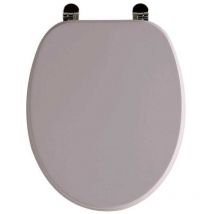 Pastell Lila Toilettendeckel, Verstellbare Metallscharniere