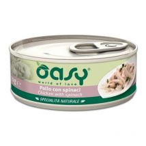 Natural per Gatto da 150 gr Pollo e Spinaci - Oasy