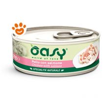 Natural per Gatto da 70g Pollo con Salmone - Oasy