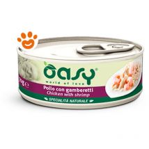 Natural per Gatto da 150 gr Pollo con Gamberetti - Oasy