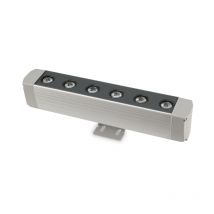 Leds-c4 - Convertt Surface Sistema Lineal Exterior Para iluminar hacia arriba Luz led blanco cálido 3000K Aluminio Anodizado