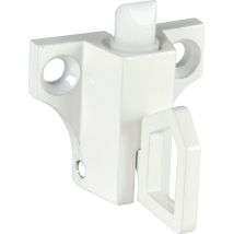 Oberlichtschnapper alu Hebelzug und Falle aus Nylon weiß ral 9010