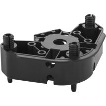 Oberteilgleiter Unico Eindübeln mit Rand Kunststoff schwarz - Camar