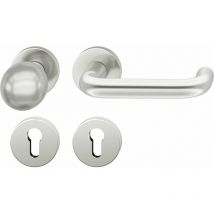 FSB - Objekt Wechselgarnitur 72 1070 agl auf Rosette pz, rechts, silber eloxiert