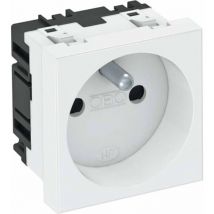 Toma elé—trica 0ϼ°, simple con clavija de puesta a tierra Obo Bettermann 6120152