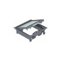 Obo Bettermann - pa 7011 4-2U10T RAL7011 ges-couverture pour appareils sous sol pour l'installation 7405145
